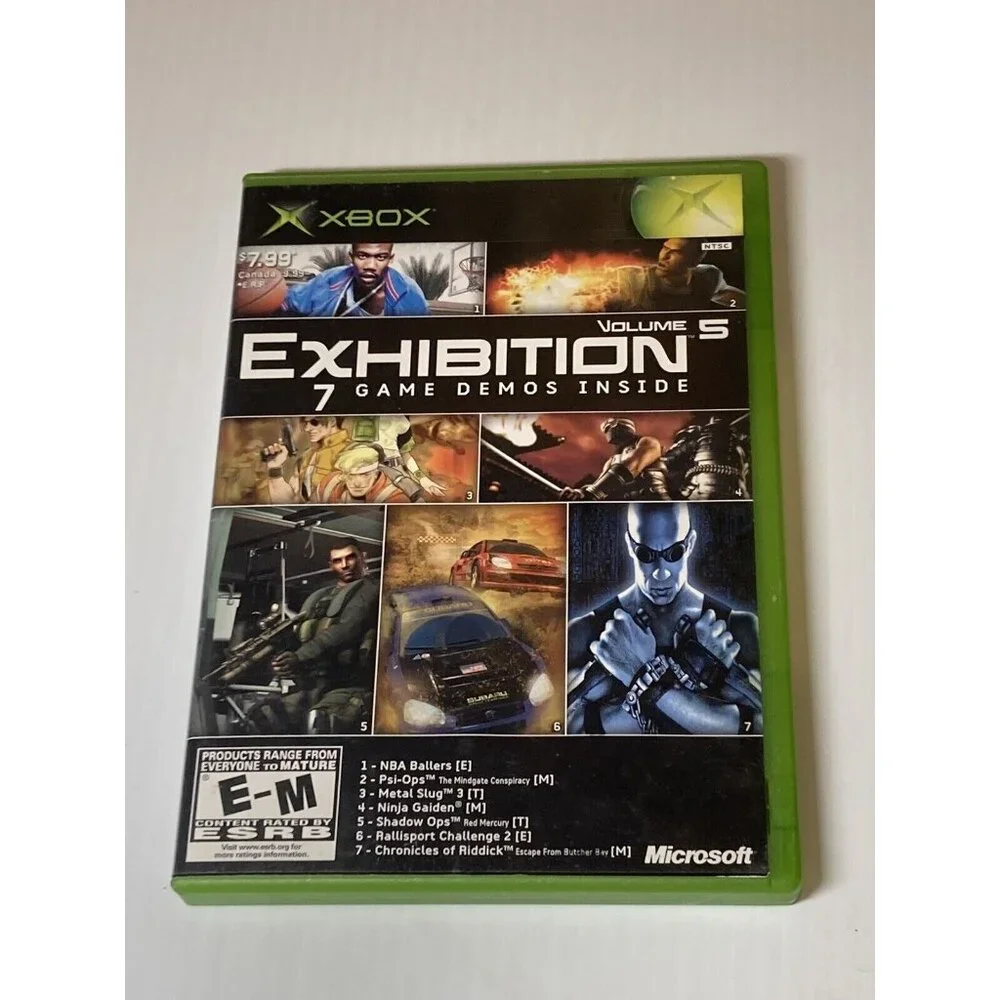 Exhibition: Demo Disc for Xbox -- Vol. 5 (Microsoft Xbox, 2004)